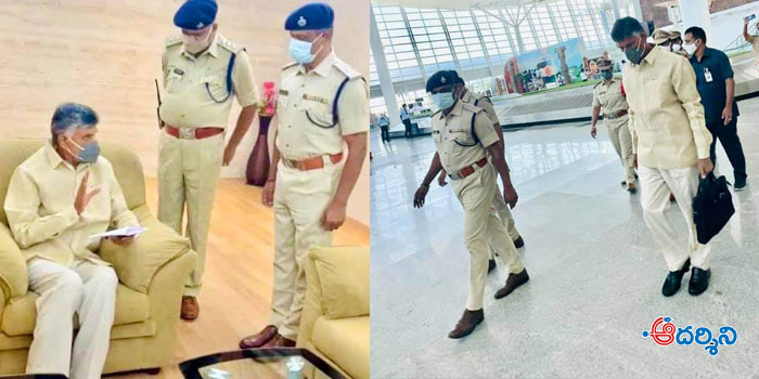 police abduct chandrababu in renigunta
