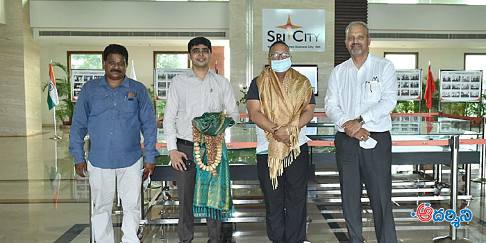 satyavedu news ఆర్థిక శాఖ ముఖ్య కార్యదర్శి శ్రీసిటీ సందర్శన