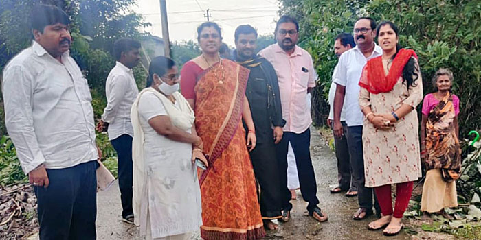 satyavedu news పునరావాస కేంద్రాన్ని పరిశీలించిన డిపిఓ దశరథరామిరెడ్డి