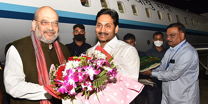 tirupati news అమిత్‌ షాకు సీఎం జగన్ స్వాగతం