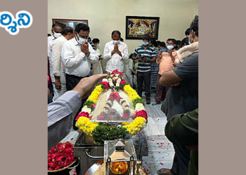 tirupati news రోశయ్య పార్థివ దేహానికి భూమన నివాళి