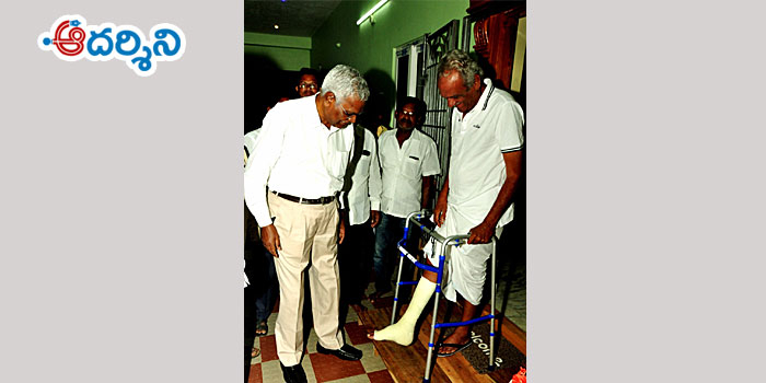 nagari news నారాయణని పరామర్శించిన డి.రాజా
