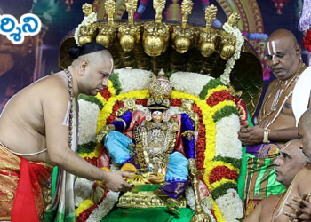 పెద్దశేష వాహనంపై వైకుంఠనాథునిలా ప‌ద్మావ‌తి