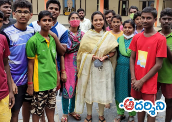 srikalahasti news  క్రీడలతో మానసిక ఉల్లాసం: పవిత్ర