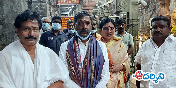 srikalahasti news శ్రీకాళహస్తీశుని సేవలో ఎమ్మెల్యే కాటసాని