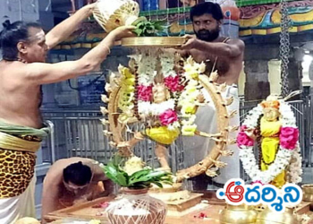 satyavedu news ఆరుద్ర వైభవం వేకువజామున అభిషేకాలు