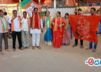 శ్రీకాళహస్తిలో బిజెపి విజయోత్సవ సంబరాలు
