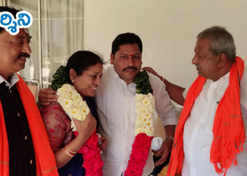 కొండూరు సునీత దంపతులను సన్మానించిన కర్ణాటక మంత్రి