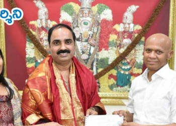 ఎస్వీ అన్న‌ప్ర‌సాదం ట్ర‌స్టుకు రూ.కోటి విరాళం