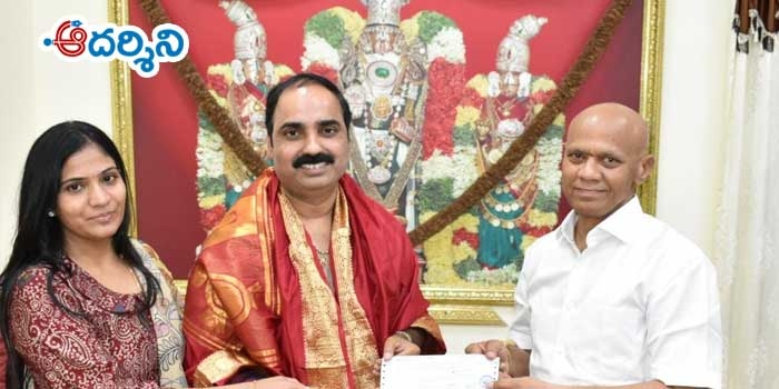 ఎస్వీ అన్న‌ప్ర‌సాదం ట్ర‌స్టుకు రూ.కోటి విరాళం